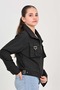 Young Girl/Child Pocketed Zippered Jacket Casual Stylish Transitional Kids Jacket-Mnt-0033 - 4