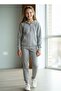 Buseyiz Kids Girl's 3-Piece Hooded Zipper Tracksuit Set - 3