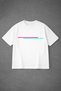 Oversized Unisex T-Shirt- Stripes Ba Printed 100 Pa Cotton T-Shirt Comfortable Fit