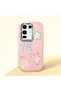 Pink Soft Silicone Phone Colorful Stars with Camera Protection Compatible with Infinix Note 50 Pro