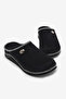 Women's Black Comfortable Fit PU Sole Daily Slipper