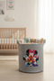 Felt Toy Basket - Cartoon Patterned, Foldable with Handles, Kids Room Organizer 38X39 - 3