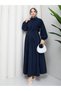 Pleated Sleeveless Shirt & Pleated Skirt Hijab Set Rc9028 - 5