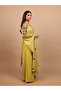 Sage Scalloped Embroidered Jalabiya - 3