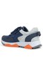 3880 Rakerplus Genuine Leather Gray-Dark Navy Blue Children's Sneakers S Sports Shoes with Velcro - 2