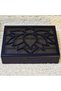 Wooden 12-Compartment Watch Box Decorative Navy Blue Watch Accessory Storage Box Organizer - 7