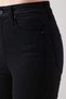 Oliva Women's High Waist Stretch Fabric Black Narrow Leg Pants Skinny Jeans S - 2