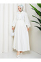 Pleated Sleeveless Shirt & Pleated Skirt Hijab Set Rc9028 - 5