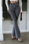 Menaf Füme Flared High Waist L Stretch Fabric Jeans
