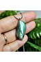 Labrodit Steel Chain Natural Stone Necklace - 9 - (Handmade Designer Products)