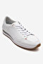 Men's Lace-Up Flat Sole Casual Shoes Real Leather Mc 21248 White - 3