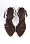 Women's Satin Ankle Strap Heels Sandals - 2