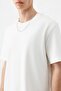 Short Sleeve Boxy Fit T-Shirt Ecru - 7