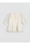 Lcw Baby Peter Pan collar Lace Piece Baby Girl Dress - 2