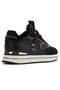 Suede and Genuine Leather Detailed Women's Sneakers - 4