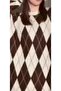 Women's Tunic Sweater Şardunlu Diamond Pattern Knitwear - 3