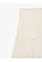 Beige Teenage Cotton Skirt - 5