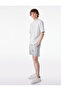 Beige Men Plain Cotton Shorts - 2