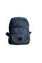 Navy Blue Crinkled Daily Wear Backpack - 3