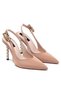 Women's Special High Heels Stylish Buckled Open Back Casual Pointed Toe Evening Dress Shoes 400