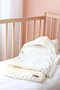 Portbebe for Babies 0-12m White Unisex Newborn Sleeping Bag Cotton Fabric Puffy Knit