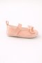 Baby Girl Ballet Flats Velcro Bow Detail Non-Slip Underlay Pack Baby First Step Shoes - 3