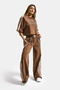 Women's Brown s6-16 Bottom and Top 2-Piece Design Set - 5