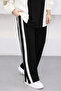Oversized Pair Garni Detailed Striped Modal Hijab Women's Suit 3186 - Special Series - 5