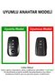 Toyota Compatible Ch-R, Corolla, Cross, Yaris, Cross, Prius, Rav4, Camry, Prado, Silicone Patterned Key Case (Black Red) - 2
