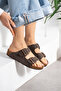 Birk Women's Double Buckled Orthopedic Non-Slip Comfortable Sole |   Daily Summer Journal Sandals - Slipper - 3