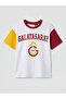 Lcw Kids White Galatasaray Printed Boys' T-Shirt and Shorts - 2
