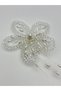 Daisy Design Hairpin Made of Crystal Beads, Hair Vine, Bridal Hairpin, Engagement Hairpin - 7