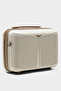 Bilbao Unbreakable Pp Password Lock Makeup Bag, Travel Hand Luggage with Shoulder Strap - Bone