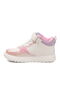 Salmon Velcro Girls' Hi Sneakers - 4
