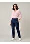 Striped Double-Breasted Shirt Blouse - 2