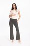 Oysho Fabric Maternity Pants P Cotton U E Stretchy Adjustable Waist Belly Support Non-Tightening Isp Flared Nd - 7