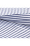 Testa Sartoriale Navy Blue Striped Exclusive Buttoned Collar Tailor Fit Cotton Shirt - 4