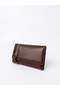 Brown Genuine Leather Zippered-Useful Women's Wallet