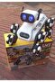 STLNT Eight-Wheel Robot Dog, Remote Control Stunt Toy LED Lights Music Water Spray Features 24 cm - 6