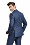 Men's Silim Fit Vest Set Double Slit Suit Bgl-St05327 - 5