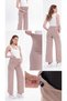Oysho Fabric Maternity Pants P Cotton U E Stretchy Adjustable Size Waist-Enclosing Stretched Loose P Wide-Leg D