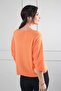 Women's V-Neck Bat Sleeve Knitwear Blouse - 4