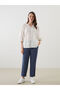Loose Collar Embroidered Women's Blouse - 3