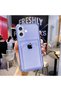 iPhone 17 Compatible Camera Protected Card Holder Corners with Airbag Design Anti-Impact Purple - 2