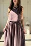 Tencel Fabric Skirt Blouse Set - 7