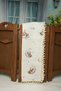 100% Cotton . Double-Layer Muslin Baby with Pompom on the Edge Patterned Si Blanket - 8