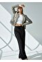 Women's Cropped Blazer Jacket – Plaid -Double Breasted Modern Fit - 6