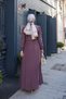 Women's Vest Set Button Detailed TENCEL™ Hijab Dress - 8
