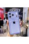 iPhone 17 Pro Compatible Camera Protected Anti-Impact Purple with Card Holder Corners Designed with Airbag Protection - 4