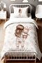 Little Rabbit Friend Patterned Single Baby Kids Bedding Set - 2